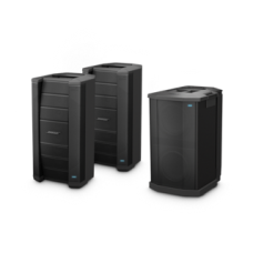 Two F1 Model 812 Flexible Array loudspeakers with F1 Subwoofer